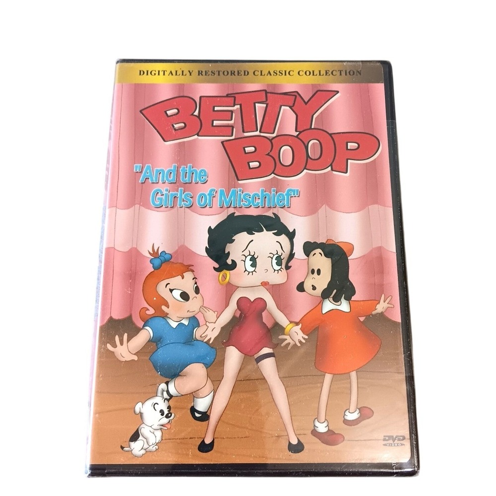 Betty Boop & The Girls‎ of Mischief DVD Movie Remastered VTG Cartoon Collection